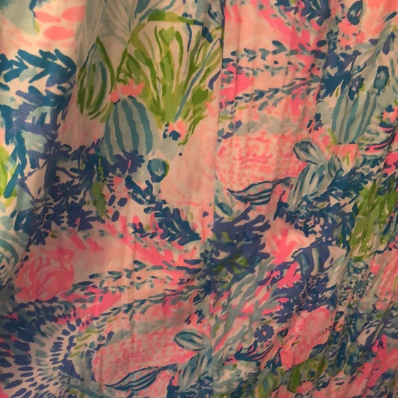 Lilly Pulitzer Blue and Pink Maxi Dress - Picture 6 of 10
